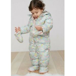 Baby GAP floral snowsuit